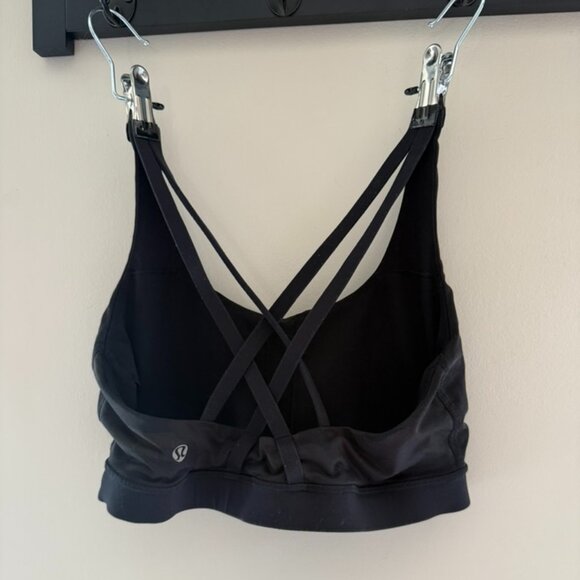 Lululemon Energy Sports Bra Black Camo Size 4 - Picture 3 of 5